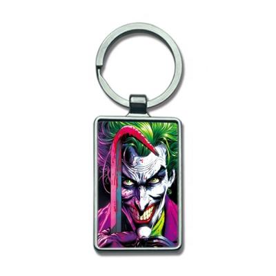 China Custom 3D Lenticular Key Chain Fasion 3D Print Lenticular Gift Key Chain Custom Flip Images Lenticular Keychains For Company for sale