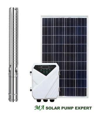 China Irrigation and household water intake mA solar controller agricultural solar pump system for agricultural irrigation 12V DC water pump for sale