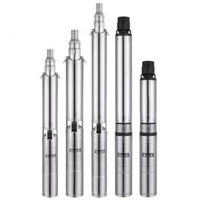 China Copper Brushless Submersible Impeller Family Houses Stainless Steel Pump Three Phase Electric High Lift Water Pump for sale