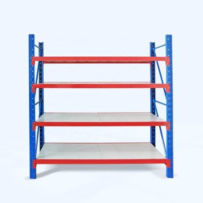 China Colorful storage shelves Customizable storage racks Install convenient warehouse racks Te koop