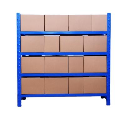 中国 bolted display shelves hot sell light duty storage racks steel material racking 販売のため