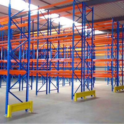 China Boltless Shelving Industrial Racking Warehouse Storage Rack Shelf heavy Duty racks Metal Original Black Cover White Blue for sale