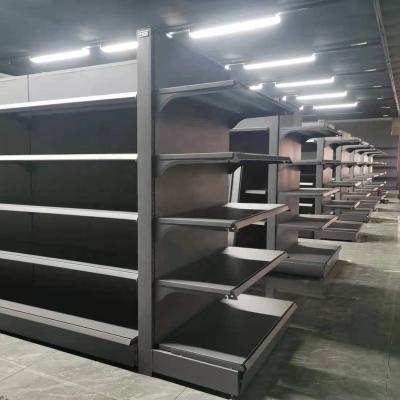 China gondola shelving grocery rack single side supermarket shelf end unit supermarket shelves zu verkaufen