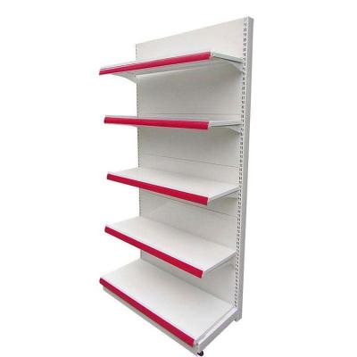 China High Quality Steel Stainless Supermarket Rack Single Side Gondola Candy Supermarket Shelves for sale