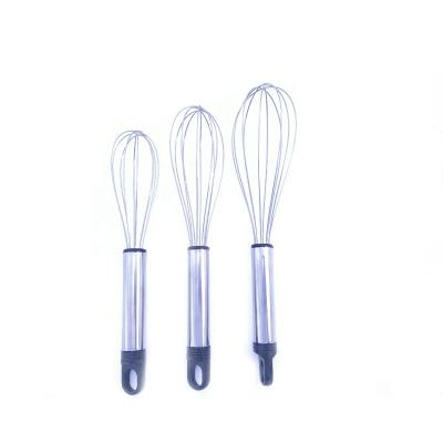 China Kitchen Viable Hot Selling Egg Beats Stainless Steel Wire Beater Mixer Egg Beater with Handle for Cooking for sale