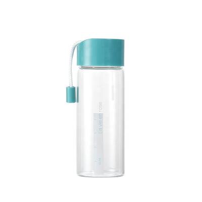 China Business Thermos Colorful Glass Mug Quality Drinking Water Gift Hot Preservation Unbreakable Glass Cup With Lid for sale