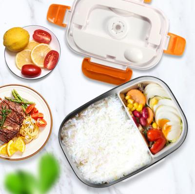 China USB Food Car Heater Mini Electric Heat Preservation Lunch Crate Sustainable Easy Carry Warmer Lunch Box for sale