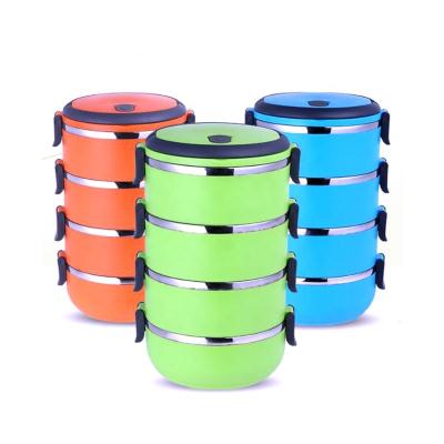 China Freshness Preservation Hot Sale Bento Office Leakproof Adult Multilayer Lunch Box for sale