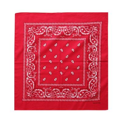 China DecorateÂ   Blood Double Sided Bandana Pocket Square 54*54 for sale