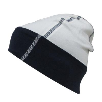 China Reversible Custom Made Thick Nordic COMMON Two Tone Cotton Beanie for sale