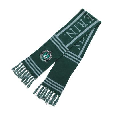 China Fans Long Supporter Knitted Custom Football Scarf With Logo for sale