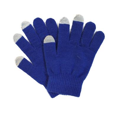 China Wholesale Jacquard Custom Knitted Touch Screen Gloves For Winter for sale