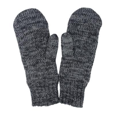 China Wholesale Warm Fingerless Jacquard Hand Gloves Fleece Cycling Mittens for sale