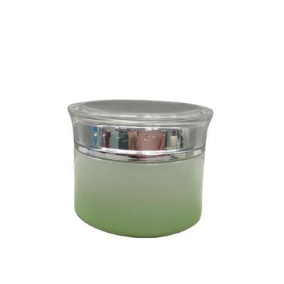 China Personal Care Skin Care Glass Glass Cosmetic Packaging / Cosmetic Jars Packaging For Personal Care for sale