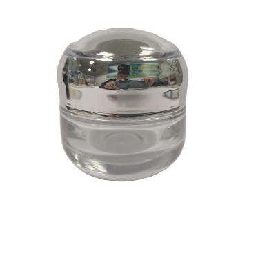 China Personal Care Skin Care Glass Glass Cosmetic Packaging / Cosmetic Jars Packaging For Personal Care for sale