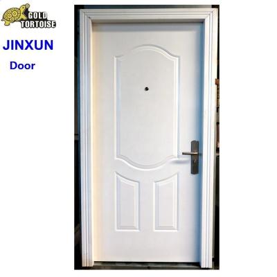 China Modern White Color Steel Entry Door Factory In China for sale