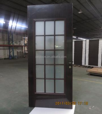 China Double entry swing metal glass doors, oval glass entry door, entry glass door for Europe and North American market for sale