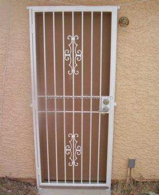 China Steel Swing Tube Security Door , Screen Security Door for sale