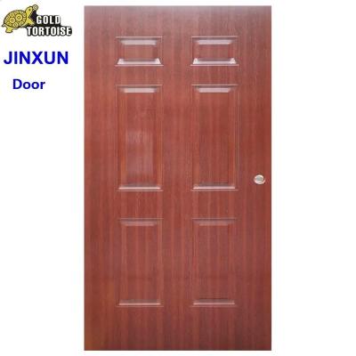 China MX Anti-theft PVC Laminated Security Steel Door in China for sale