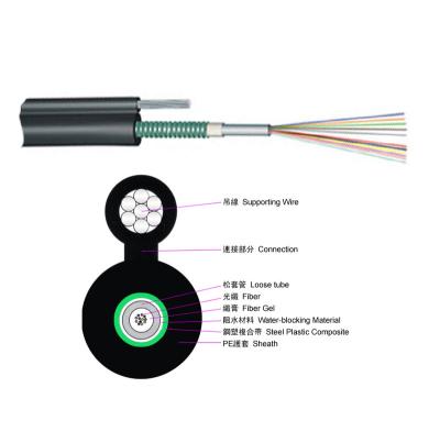 China Outdoor GYXTC8S Fiber Optic Cable , Fiber Optic Fiber Optic Cable GYXTC8S for sale