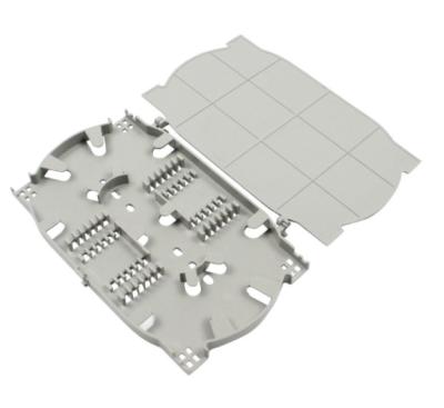 China FTTH FTTH 4-48 Cores Fiber Optic Tray Cassettes Fiber Optic Splicing Tray for sale