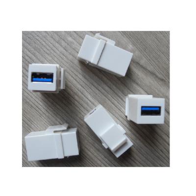 China Standard Speaker USB 3.0 Keystone Jack Insert, Female to Female, AMP Port, 5Gbps for sale