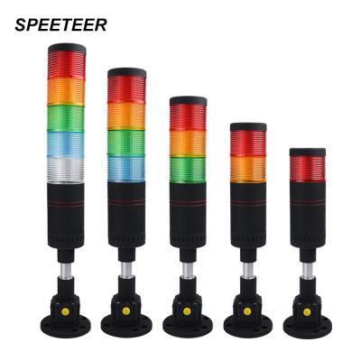 China AC220V 59mm Red, Yellow, Green, Blue, White Customized Buzzer Lays Multicolor Led Signal Turn Light For Machine Tool EXZS60DHAC22005CA-90GY for sale