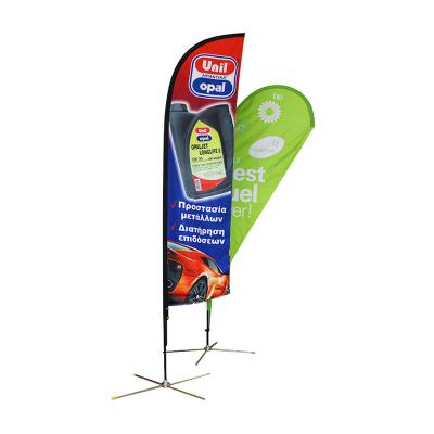 China Health care institute china factory cheap custom outdoor teardrop blade beach flag for advertising promotion for sale