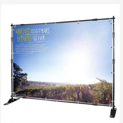 China Indoor Use Heavy Duty Portable Event Photography Stage And Rehearsal Banner Display Backdrop Stand for sale