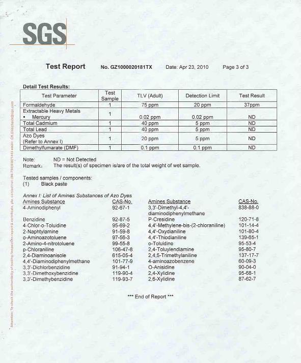 SGS - Foshan Geao New Material Technology Co., Ltd.