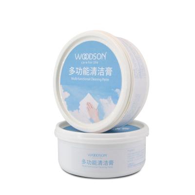 China Crema de limpieza de limpieza multifuncional de mancha del retiro del zapato blanco portátil poner crema de la crema con la esponja en venta