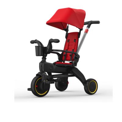 China 2021 carbon fiber baby walker tricycle 4 in 1 child tricycle child tricycle seat hot sale cheap kids tricycle/good quality kids smart tricycle factory for sale