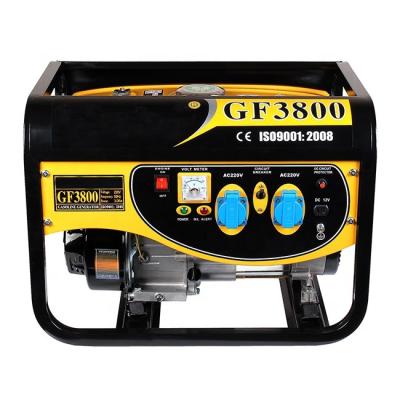 China 3KW Gasoline Generator Portable 3000W Gasoline Generator For Home Use GF3800 for sale