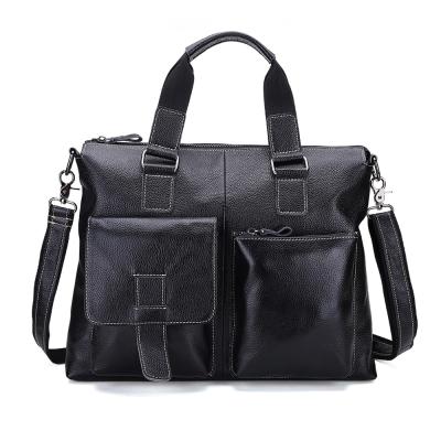 China Vintage/Fashion China On Line Factory Supply Wholesale Vintage Men Messenger Leather Laptop Bag Business Leather Briefcase for sale