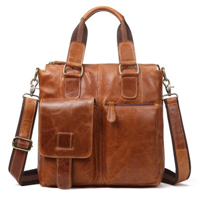 China Newest High Quality Genuine Leather Fashinable Briefcase Bag For Men for sale