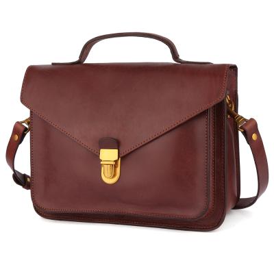 China Lady Luxury Genuine Leather Briefcase Women Satchel Laptop Bag Genuine Leather Soft Briefcase For Lady for sale