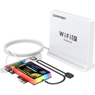 China COMFAST CF-AX200 CP 3000Mbps wifi6 desktop pcie network card ax200 wifi wireless card for sale