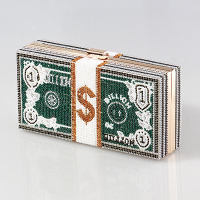 China Everyday life rhinestone money bags purse for ladies 2021 bling women diamond wallet designer money purse new for sale