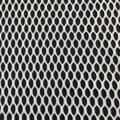 China 100% Polyester Knitting Mesh Fabric Fire Retardant Big Hole For Playpen And Bags Pocket Poly Fabric For Sale for sale