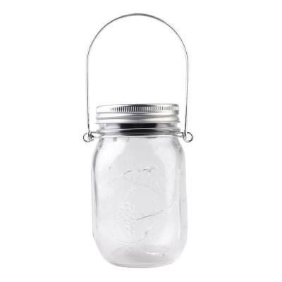 China Solar Powered Fairy Mason Jar Lid String Lights 2021 Latest Environmental Protection Energy Saving Decoration For Garden Decor Party for sale