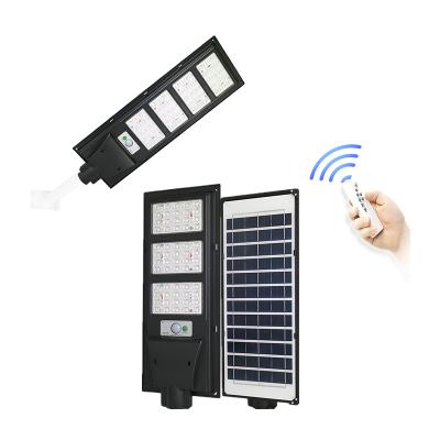 China Outdoor Waterproof Garden Energy Saving 90W Ip66 Motion Sensor All In One Led Solar Street Light for sale