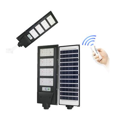 China Outdoor Garden High Power 120W Night Security All In One Energy Saving Led Solar Street Light for sale