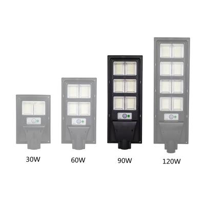 China Garden Motion Sensor Waterproof Outdoor Ip66 Solar Wall Light For Street 90W LM 1800 for sale