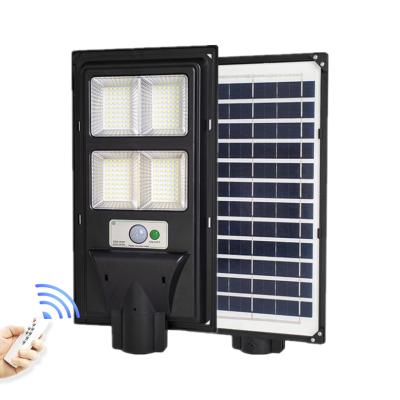 China Garden 96 Led Outdoor 1800lm Waterproof Rechargeable Solar Powered Street Motion Sensor Lamp for sale