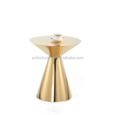 China Hot modern wholesale new design convertible turned stainless steel gold sliver living room tea table coffee table side table for sale