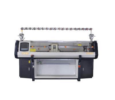 China 2021 Model Factory New Automated Single Sweater Flat Knitting Machine System Double Knit for sale