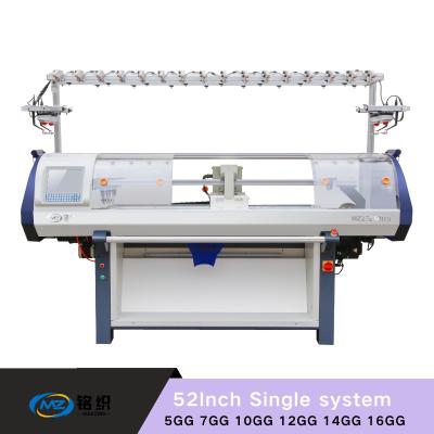 China New 2021 Double System Fully Carriage System Single Flat Jacquard Sweater Flat Knitting Machine Flat Knit for sale