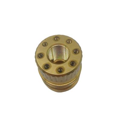 China Aluminum turning machining brass components on a lathe for sale