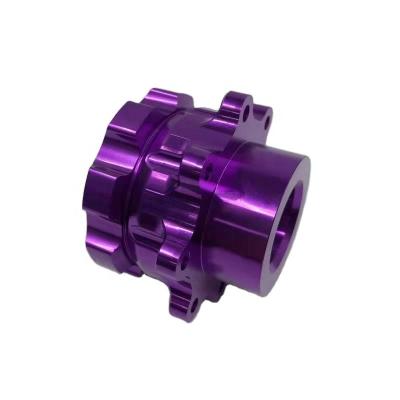 China Aluminum CNC Machined Aluminum Telescope Parts With Purple AnodizedCNC Machining PartAnodizing Aluminum Service for sale