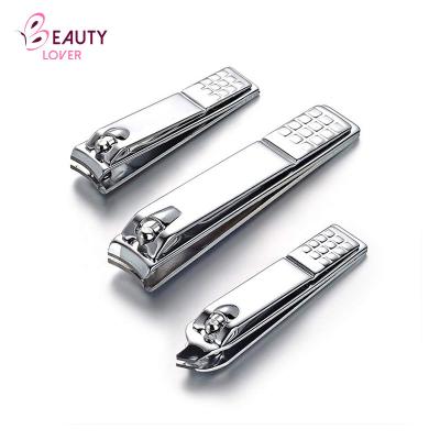 China Convenient Small Professional Men Stainless Steel Edge Finger Nail Tool Kit Travel Wide Nail Pedicure Kit Manicure Straight Trimmer for sale